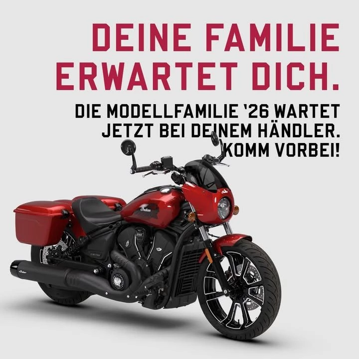 Vorschaubild für Post - Die 2026er Modelle findet ihr jetzt bei uns. Schaut vorbei! #indianmotorcycle