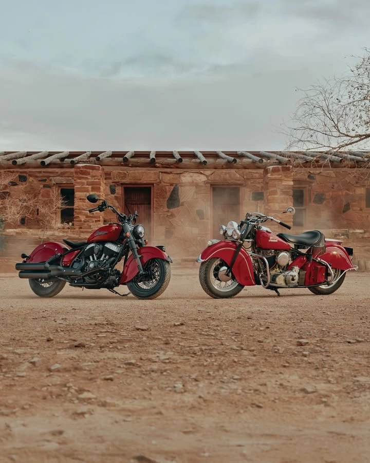 Vorschaubild für Post - Tradition in jedem Detail. Wie findet Ihr die neue Chief Vintage? Sie führt die zeitlose Designsprache fort, die Indian Motorcycle in den 1940er- und 1950er-Jahren geprägt hat. Zur klassischen Form kommen eine Reihe moderner Funktionen hinzu. #indianmotorcycle #chiefvintage