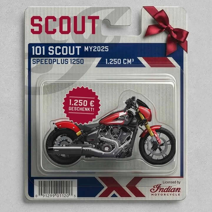 Vorschaubild für Post - Zum 125. von Indian Motorcycle schenken wir Euch einen Euro Geburtstagsnachlass pro cm³ gültig beim Kauf einer Scout, Chief oder PowerPlus Modelljahr 2025. Schaut vorbei!
#indianmotorcycle