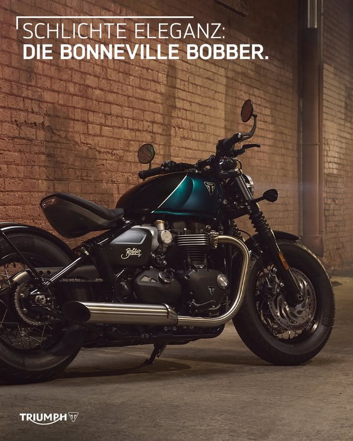 Vorschaubild für Post - Manche Bikes lassen einen so schnell nicht mehr los - die Bonneville Bobber ist auf jeden Fall eines davon. 👌

Jetzt bestellbar!
>> https://www.triumph-gera.de <<