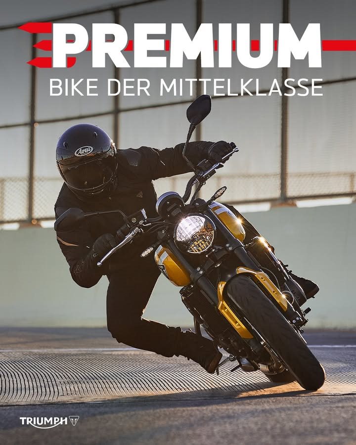 Vorschaubild für Post - Leicht im Handling, stark in der Performance: Die Trident 660 definiert die Mittelklasse neu.
Und das zu einem Top-Preis, der überrascht. 🔥
Jetzt bei uns im Showroom!
>> https://triumph-braunschweig.de/de <<
