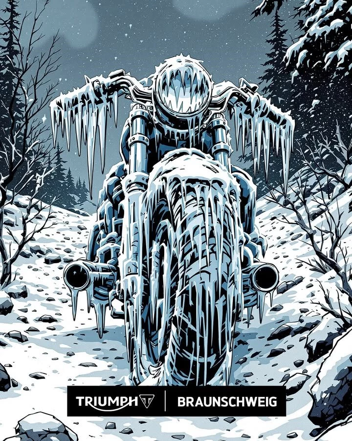 Vorschaubild für Post - ❄️🏍️ Friert ihr zu doll – oder fahrt ihr auch im Winter Motorrad?

Wenn die Temperaturen fallen, scheiden sich die Biker-Geister:�Die einen stellen das Bike ein, die anderen drehen auch bei Minusgraden noch eine Runde.

Egal zu welchem Team ihr gehört – Hauptsache, ihr bleibt sicher, warm und habt Spaß am Fahren! 🔥

#triumph #triumphmotorcycles #triumphofficial #triumphdeutschland #triumphmotorrad #triumphfans #frosting