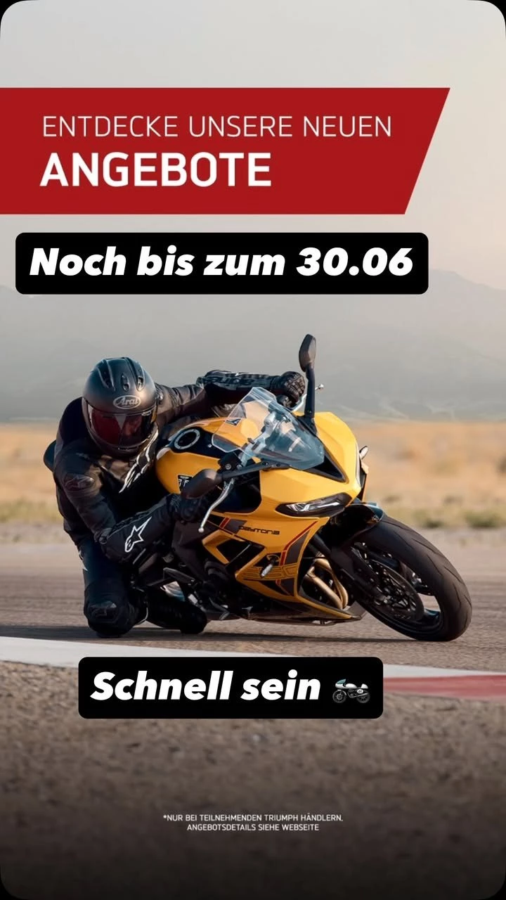 Vorschaubild für Post - Jetzt noch zuschlagen und mehr aus deinem Euro 💶 holen 😉.
Frag nach deinem Preis!
#triumphmotorcycles #triumphmotorcycles #triumph #motorcycle #eggimoto