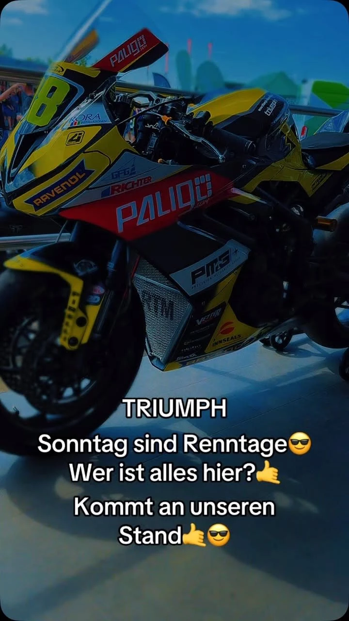 Vorschaubild für Post - #triumphmotorcycle #motogp #sachsenring