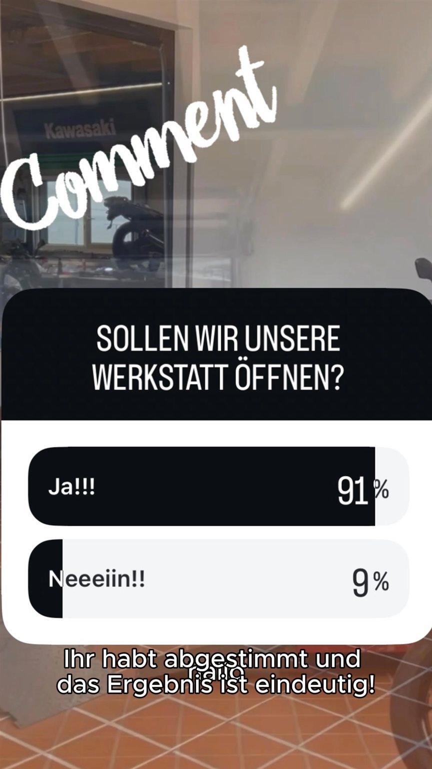 Vorschaubild für Post - 🚀 Ihr habt entschieden – und das Ergebnis ist mehr als eindeutig! 🏍️🔥
Doch wir wollen noch mehr von euch wissen: Welche Motorrad-Marken liegen euch besonders am Herzen?
Mit welchem Bike würdet ihr am liebsten mal in unserer Werkstatt vorbeischauen?

👉 Schreibt es uns jetzt in die Kommentare und lasst uns wissen, welche Maschinen euch begeistern! 💬✨

#Motorradliebe #Werkstattliebe #BikerCommunity #MotorradMarken #meppen #berentelg #bikerzentrumberentelg #biker #bikelove #onroad