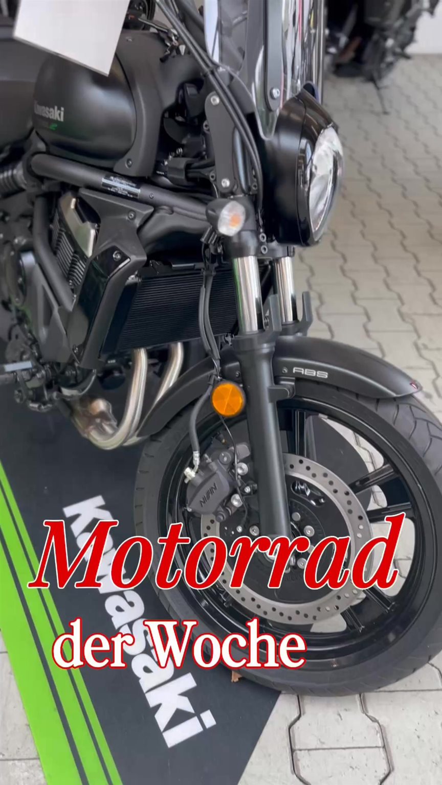 Vorschaubild für Post - 🚀 Unser Bike der Woch: die Kawasaki Vulcan S Tourer! 🚀

Die Vulcan S Tourer verbindet sportliche Performance mit purem Komfort. Ob lange Touren oder kurze Ausfahrten – mit ihrer Touring-Ausstattung bist du für jedes Abenteuer bereit:
✅ Bequeme Sitzposition
✅ Praktische Koffer für dein Gepäck
✅ Stylische Windschutzscheibe für maximalen Fahrspaß

#VulcanS #Tourer #Kawasaki #MotorradTouren #RideYourWay #motorradderwoche #meppen #berentelg #bikerzentrumberentelg #biker #bikelove #onroad #bikedaily
