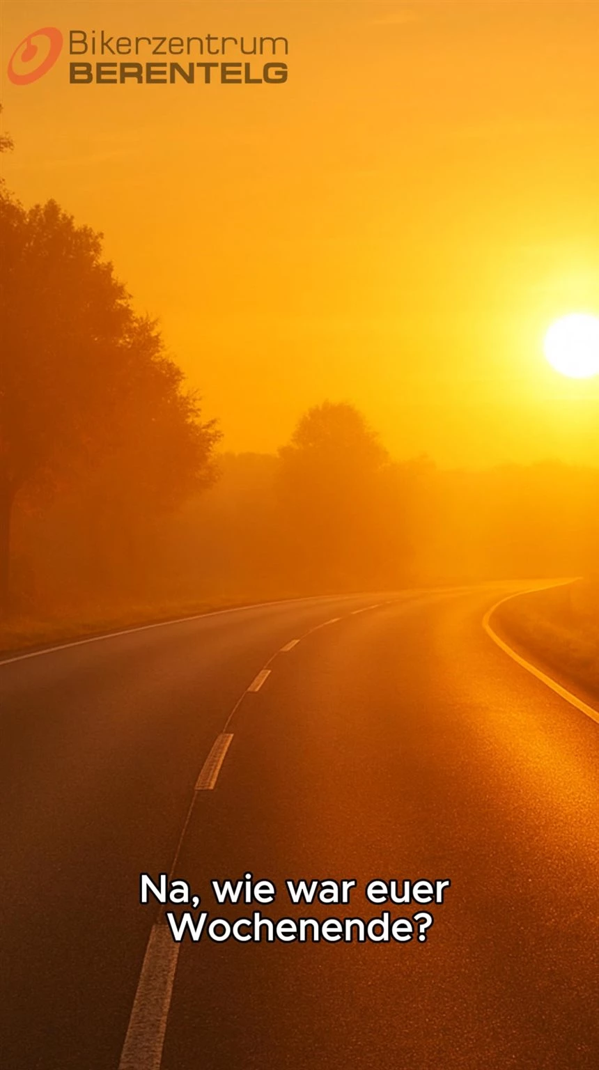 Vorschaubild für Post - ☀️ Guten Morgen, Biker!
Neuer Montag, neue Woche – aber erstmal die wichtigste Frage:
🏍️ Wart ihr am Wochenende auf Tour oder blieb euer Bike in der Garage?

Erzählt’s uns in den Kommentaren 👇
Wo wart ihr unterwegs – oder was steht als Nächstes auf dem Plan? 😎

#Motorradliebe #BikerLife #MontagsMotivation #WochenendTour #RideMore #Motorradtour #emsland #meppen #bikerzentrumberentelg #berentelg #biker #onroad