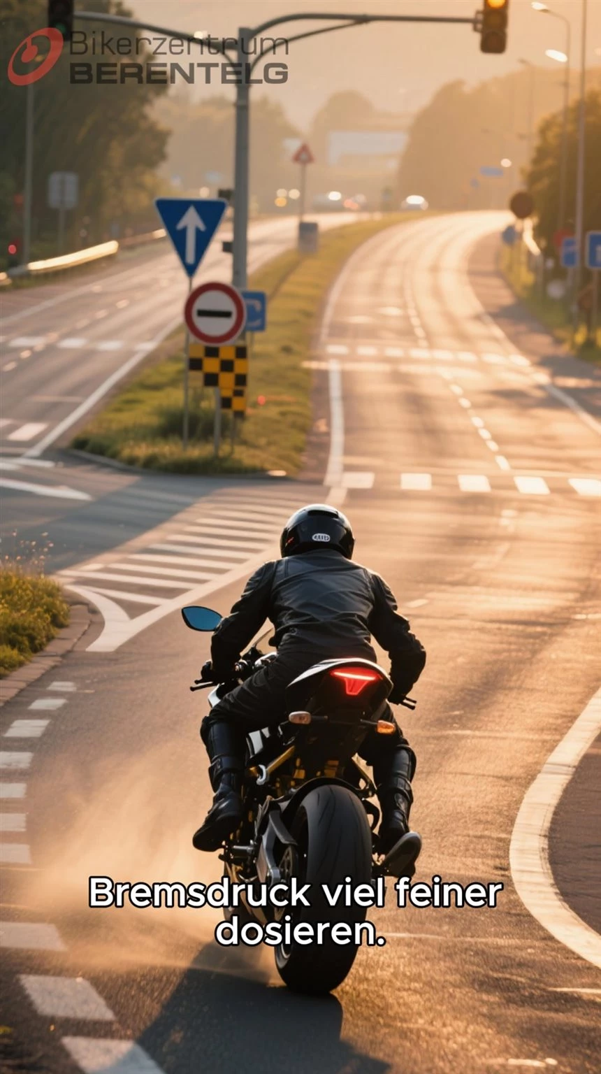 Vorschaubild für Post - 💡 Mythos der Woche: Zweifingerbremsen = mehr Kontrolle! 🏍✌️

Richtig! Denn: Mit zwei Fingern hast du mehr Gefühl und dosierst den Bremsdruck viel feiner. So verhinderst du, dass du die Bremse aus Versehen zu hart ziehst.

Außerdem bleiben die anderen Finger am Griff – dein Lenker bleibt stabil, besonders auf unebenen Strecken.

Moderne Bremsen brauchen keine volle Hand.
➡️ Mehr Gefühl. Schnellere Reaktion. Bessere Kontrolle.

Das ist Zweifingerbremsen. ✔️

#mythosderwoche #motorradskills #zweifingerbremsen #bikerlife #sicherfahren #bikerzentrumberentelg