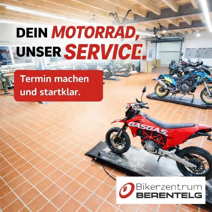 Vorschaubild für Post - ❄️ Noch Schnee. Noch Winter.
🏍️ Aber die Saison wartet nicht.

Auch wenn draußen gerade nicht ans Motorradfahren zu denken ist –
der 01.03.2026 kommt schneller, als man glaubt.

Jetzt ist der perfekte Moment, dein Motorrad fit zu machen:
✔️ Inspektion & Checks ohne Wartezeit
✔️ Reparaturen entspannt erledigt
✔️ Startklar, sobald die ersten Sonnenstrahlen kommen

Während andere noch Termine suchen,
stehst du schon bereit.

👉 Jetzt Werkstatt-Termin sichern und der Saison einen Schritt voraus sein.

Bikerzentrum BERENTELG – Motorradwerkstatt

#MotorradWerkstatt #Saisonstart2026 #MotorradService #WinterzeitIstWerkstattzeit
#MotorradFit #Inspektion #MotorradLiebe #BikerLife
#BikerzentrumBerentelg #Motorradfahren #ReadyToRide