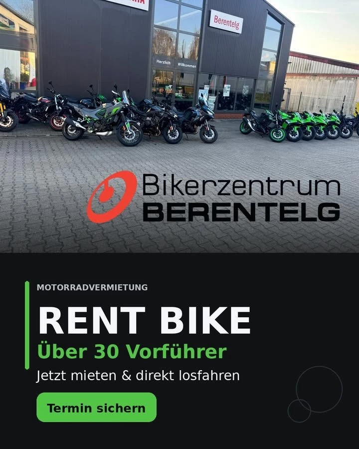Vorschaubild für Post - 🏍️ Freiheit beginnt hier.

Warum träumen, wenn du einfach losfahren kannst?
Miete dir jetzt dein Wunsch-Motorrad und erlebe die Straße neu – ob für einen Tag, ein Wochenende oder den nächsten Kurztrip.

✔️ Top aktuelle Modelle
✔️ Sofort verfügbar
✔️ Perfekt gewartet

Steig auf. Dreh am Gas. Fühl den Moment.

👉 Jetzt reservieren & losfahren!