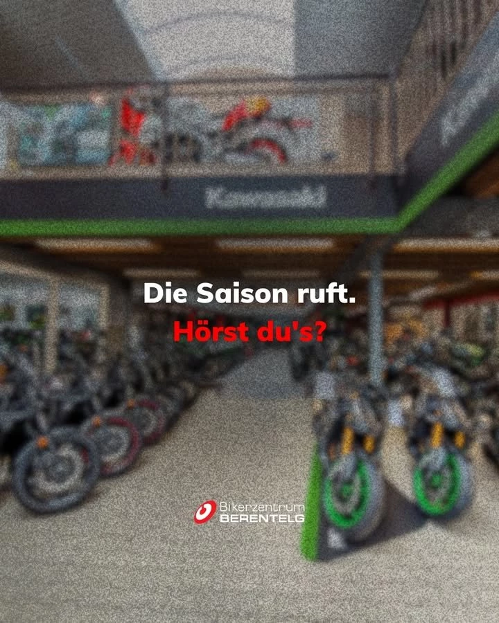 Vorschaubild für Post - Entwarf prägnante Bildunterschrift für atmosphärische Aufnahme
Die Saison ruft – und bei uns stehen sie schon bereit. 🏍️ Komm vorbei und finde dein nächstes Bike.
👉 Bikerzentrum Berentelg – dein Motorradhaus im Emsland.
#DieSaisonRuft #Motorrad #Bikerzentrum #BikerzentrumBerentelg #MotoSeason #Zweirad #Motorradhändler #RideReady