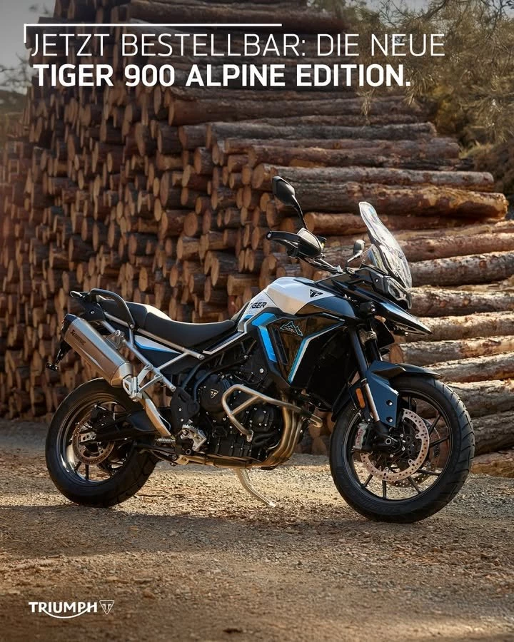 Vorschaubild für Post - Hochwertige Ausstattung und Komponenten sorgen für kultivierte Performance - und das zu einem herausragenden Preis.

Die neue Tiger 900 Alpine Edition ist jetzt bei uns bestellbar!
>> https://www.triumph-neureichenau.de/de <<