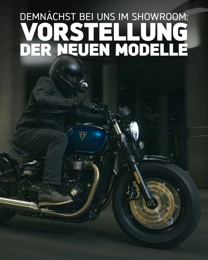 Vorschaubild für Post - Vorstellung der neuen Triumph-Topmodelle 2026, sei dabei am Samstag, 07. März 2026. Unser Showroom wird dich begeistern. #triumph #triumph2026 #triumphneureichenau