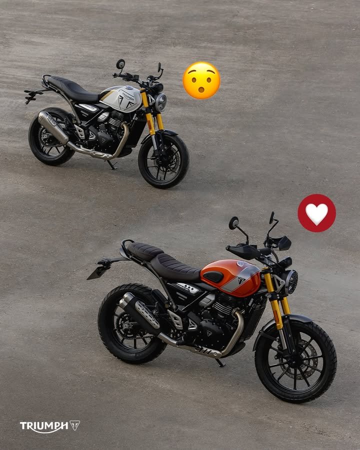 Vorschaubild für Post - 🚨 FRESH IN: Die Speed 400 😯 und Scrambler 400 X ❤️ in brandneuen Farben!
Und das Beste: Bereits für 49 € monatlich* könnt ihr eines dieser Schmuckstücke euer Eigen nennen.
Wir beraten euch gerne zur Finanzierung!
>> https://triumph-niederoesterreich.at/de <<
*Finanzierungsbeispiel für die Speed 400 oder Scrambler 400 X mit 2,99 % Zins, mehr Infos auf der Webseite