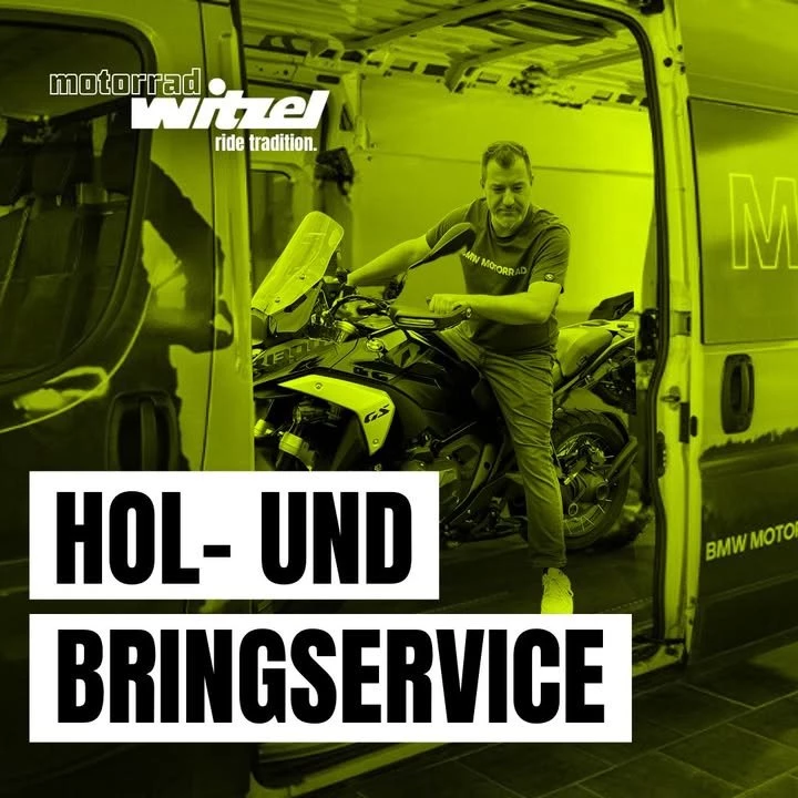 Vorschaubild für Post - 𝗛𝗼𝗹- 𝘂𝗻𝗱 𝗕𝗿𝗶𝗻𝗴𝘀𝗲𝗿𝘃𝗶𝗰𝗲
Dein Bike in besten Händen, ganz ohne Stress! 🚚🏍️ 

Dein Motorrad braucht einen Service, eine Reparatur oder Wartung, aber Dein Terminkalender ist rappelvoll? Kein Problem! Mit unserem bequemen Hol- und Bringservice bist Du immer auf der sicheren Seite – vor allem jetzt, wo die Wintermonate nahen. ❄️

📅 𝗦𝗼 𝗲𝗶𝗻𝗳𝗮𝗰𝗵 𝗴𝗲𝗵𝘁’𝘀: Termin vereinbaren, wir holen Dein Bike pünktlich ab, kümmern uns um alles Nötige und bringen es Dir frisch gewartet zurück. 🔧💨

Effizient, stressfrei und super bequem – damit Du Dich auf die wirklich wichtigen Dinge konzentrieren kannst! 💼✨

➡️ 𝗠𝗮𝗰𝗵 𝗷𝗲𝘁𝘇𝘁 𝗲𝗶𝗻𝗲𝗻 𝗧𝗲𝗿𝗺𝗶𝗻 𝗮𝘂𝘀 – 𝘄𝗶𝗿 𝗳𝗿𝗲𝘂𝗲𝗻 𝘂𝗻𝘀 𝗮𝘂𝗳 𝗗𝗶𝗰𝗵! 😊

#HolUndBringService #MotorradService #WartungOhneStress #ZweiradLiebe #WinterCheck #BikerLife #BequemUndSicher #ZeitSparen #MotorradWartung #BikeInBestenHänden #MotorradWitzel
