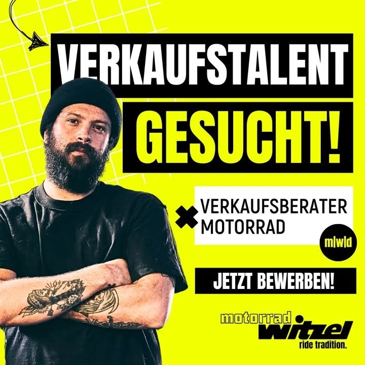Vorschaubild für Post - 𝐔𝐧𝐬𝐞𝐫 𝐓𝐞𝐚𝐦 𝐰ä𝐜𝐡𝐬𝐭 – 𝐬𝐞𝐢 𝐝𝐚𝐛𝐞𝐢!🏍️💨 
Wir erweitern unser Team und suchen leidenschaftliche Verstärkung:
𝐕𝐞𝐫𝐤𝐚𝐮𝐟𝐬𝐛𝐞𝐫𝐚𝐭𝐞𝐫/𝐢𝐧 𝐌𝐨𝐭𝐨𝐫𝐫𝐚𝐝 – Begeisterung teilen, Kundenherzen erobern ❤️
𝐌𝐞𝐜𝐡𝐚𝐭𝐫𝐨𝐧𝐢𝐤𝐞𝐫/𝐢𝐧 – Technik lieben, Bikes zum Leben erwecken 🛠️
𝐀𝐳𝐮𝐛𝐢𝐬 - Ausbildungsstart 09/2026:
• Zweiradmechatroniker/in 🏍️
• Kaufmann/Frau im Einzelhandel 🛒
• Automobilkaufmann/Frau 🏍️

𝐃𝐞𝐢𝐧𝐞 𝐂𝐡𝐚𝐧𝐜𝐞: Werde Teil eines Teams, das gemeinsam wächst, neue Ideen lebt und Leidenschaft für Bikes teilt!

👉Jetzt ein Teil unseres Teams werden - 𝐌𝐞𝐡𝐫 𝐈𝐧𝐟𝐨𝐬 𝐢𝐦 𝐞𝐫𝐬𝐭𝐞𝐧 𝐊𝐨𝐦𝐦𝐞𝐧𝐭𝐚𝐫!

#TeamVerstärkung #MotorradJobs #Mechatroniker #Ausbildung2026 #ZweiradLiebe #job #KarriereMitDrive #BikeLife #Traumjob #MotorradLiebe #MotorradWitzel #WachstumMitLeidenschaft #Sennfeld #Schweinfurt