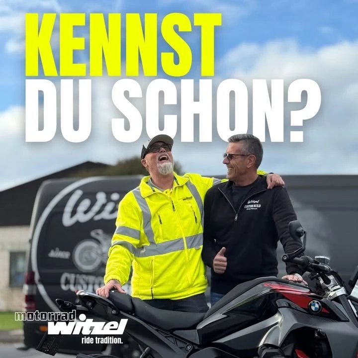 Vorschaubild für Post - Kennst Du schon…𝗛𝗮𝗿𝗿𝘆 & 𝗡𝗼𝗯𝗯𝘆 – die guten Seelen unseres 𝗛𝗼𝗹- 𝘂𝗻𝗱 𝗕𝗿𝗶𝗻𝗴𝘀𝗲𝗿𝘃𝗶𝗰𝗲! 🚚 🏍️
Wenn sie auftauchen, weißt Du: Dein Bike ist in den besten Händen. 💛 Egal ob für 𝐒𝐞𝐫𝐯𝐢𝐜𝐞, 𝐖𝐚𝐫𝐭𝐮𝐧𝐠 oder 𝐑𝐞𝐩𝐚𝐫𝐚𝐭𝐮𝐫 – die beiden bringen Dein Motorrad sicher, mit Herz, Erfahrung und einer großen Portion Leidenschaft von A nach B. 😍
Gerade jetzt, wo die Tage kürzer werden und die Saison langsam endet, sorgen unsere Glücksbringer dafür, dass Dein Bike perfekt gepflegt in die Winterpause geht – oder startklar bleibt für die nächste Tour. ❄️🔥
👉 𝐒𝐨 𝐞𝐢𝐧𝐟𝐚𝐜𝐡 𝐠𝐞𝐡𝐭’𝐬:
Termin vereinbaren 👉 Harry & Nobby holen Dein Bike ab 👉 wir kümmern uns um den Rest 👉 Harry & Nobby bringen dir Dein Bike 
𝐉𝐞𝐭𝐳𝐭 𝐓𝐞𝐫𝐦𝐢𝐧 𝐬𝐢𝐜𝐡𝐞𝐫𝐧 – und erlebe, wie stressfrei Motorradservice sein kann!
#Glücksbringer #HolUndBringService #MotorradWitzel #MotorradService #ZweiradLiebe #WinterCheck #WartungOhneStress #BikerLife #BikeInBestenHänden #BequemUndSicher #ZeitSparen