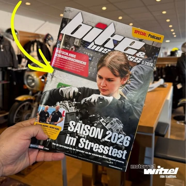 Vorschaubild für Post - In der aktuellen 𝗯𝗶𝗸𝗲 & 𝗯𝘂𝘀𝗶𝗻𝗲𝘀𝘀 Ausgabe findet ihr unseren doppelseitigen Artikel „𝗩𝗼𝗹𝗸𝗲𝗿𝘀 𝗩𝗮𝘁𝗶𝗸𝗮𝗻-𝗩𝗶𝗯𝗲𝘀“ 🙌🏍️

Eine Reise voller Leidenschaft, Glauben und gelebter Solidarität: Erlebt, wie BMW Motorradhändler Volker Witzel dem Papst in Rom begegnete – und dabei weiß-blaues Marketing auf ganz besondere Weise zum Strahlen brachte 🇻🇦✨

Ein großes Dankeschön an Stephan Moderner @madernermoto, Chefredakteur von @bikeundbusiness_magazin, sowie an die JESUS BIKER International für diese außergewöhnliche Möglichkeit!

👉 Unbedingt reinlesen – es lohnt sich!

 #MotorradWitzel #motorrad #bikelife #motorcycle #instamoto #rideout #bikersofinstagram #motivation #storytelling #inspiration #travel #marketing