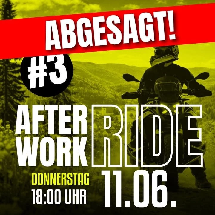Vorschaubild für Post - ⚠️ 𝗔𝗯𝘀𝗮𝗴𝗲 𝗱𝗲𝘀 𝟯. 𝗔𝗳𝘁𝗲𝗿 𝗪𝗼𝗿𝗸 𝗥𝗶𝗱𝗲𝘀 ⚠️
Leider müssen wir den für heute geplanten 3. 𝗔𝗙𝗧𝗘𝗥 𝗪𝗢𝗥𝗞 𝗥𝗜𝗗𝗘 absagen.

Durch personelle Ausfälle stehen uns heute nicht genügend Tourguides zur Verfügung, um die Ausfahrt in der gewohnten Qualität und Sicherheit durchzuführen.

Diese Entscheidung ist uns nicht leicht gefallen. Die Sicherheit aller Teilnehmer und ein reibungsloser Ablauf haben für uns oberste Priorität.

🏍️ Aber keine Sorge: Der nächste 𝗔𝗙𝗧𝗘𝗥 𝗪𝗢𝗥𝗞 𝗥𝗜𝗗𝗘 findet bereits am 𝗗𝗼𝗻𝗻𝗲𝗿𝘀𝘁𝗮𝗴, 𝗱𝗲𝗻 𝟬𝟮.𝟬𝟳.𝟮𝟬𝟮𝟲, statt. Markiert euch den Termin schon jetzt im Kalender – wir freuen uns darauf, dann wieder gemeinsam mit euch auf Tour zu gehen! 🙌

Vielen Dank für euer Verständnis. Bis bald und allzeit gute Fahrt! 🤘
Euer Motorrad Witzel-Team

#AfterWorkRide #MotorradWitzel #BikerCommunity #Motorradfahren #GuteFahrt #BikerLife #RideTogether #MotorradEvent #Sennfeld #WirSehenUnsAm0207 🏍️💨