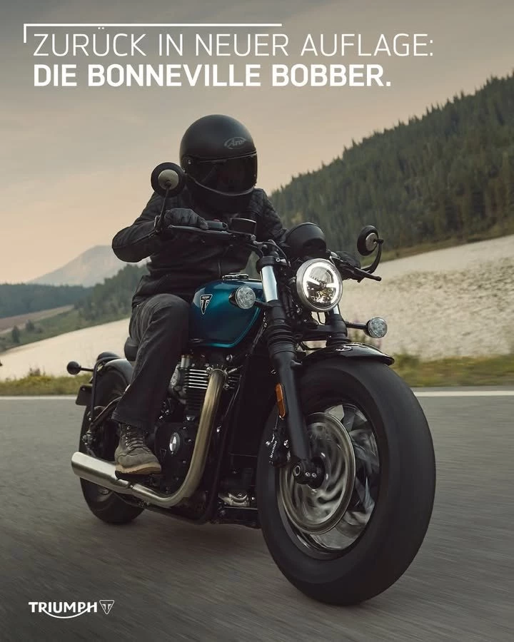 Vorschaubild für Post - Den schmalen Grat zwischen Tradition und Innovation meistert sie perfekt: Die neue Bonneville Bobber.

In auffälligem Interstellar Blue, Satin Mineral Grey oder Jet Black vorbestellbar!
>> https://www.triumph-bonn.de <<