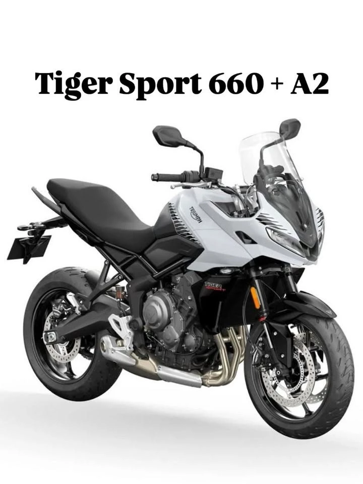 Vorschaubild für Post - 🏍️Abenteuer ruft!
Die neue Triumph Tiger Sport 660 steht bei uns bereit - perfekt für A2-Fahrer, die Lust auf Freiheit, Kurven und unvergessliche Ausflüge haben. Mit ihrem agilen Handling und markanten Design macht sie jede Fahrt zum Erlebnis, egal ob durch die Stadt oder auf der Landstraße.

Wer sagt, dass Alltag langweilig sein muss? 😎

#triumphtiger660 #motorradliebe #adventureawaits #rideyourway #a2friendly