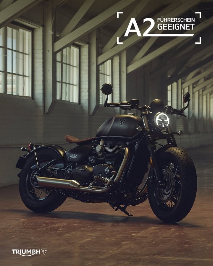 Vorschaubild für Post - Für unsere neuen Bonneville-Modelle gibt es jetzt Umrüst-Kits!

Damit erfüllen sie nach dem Umbau die Anforderungen der Führerscheinklasse A2 und können später problemlos wieder entfernt werden. 💪

Wir beraten dich gern dazu!
>> https://www.triumph-regensburg.de <<