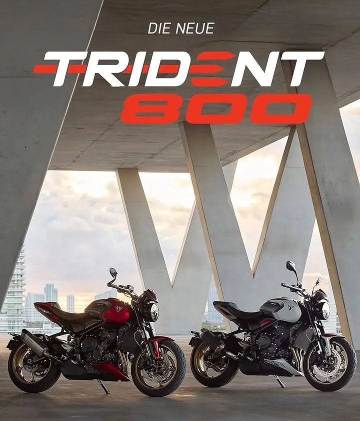 Vorschaubild für Post - Gebaut, um zu glänzen: Die neue Trident 800. 🔥

Scharfe Triple-Power, unvergleichliche Agilität und der pure Adrenalinkick - jederzeit und überall.
Mach dich bereit für das ultimative Fahrerlebnis, das dir garantiert ein Grinsen ins Gesicht zaubert. 

🔗 Alle Infos unter bit.ly/3WUMoZM

#triumphsaarbrücken #triumphsaarland #triumphmotorcycles #triumphtrident800 #saarbrücken #saarland