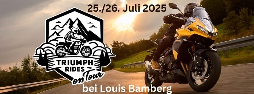 Vorschaubild für Post - SAFE THE DATE ! 
Am 25./26. Juli sind wir mit dem Triumph Showtruck bei Louis Bamberg. Kommt vorbei und bucht euer Traummotorrad bereits vorab online unter 