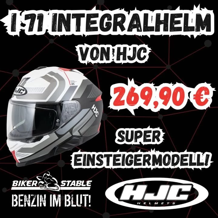 Vorschaubild für Post - HJC i71 – Touring auf neuem Level.
Stylisch. Sicher. Smart.
Mit ECE 22.06, integrierter Sonnenblende, genialer Belüftung & vorbereitet für dein Intercom.
Leicht, kompakt & ready für jede Strecke.
Kopfsache? HJC i71. 

#hjchelmet #hjci71  #benzinimblut