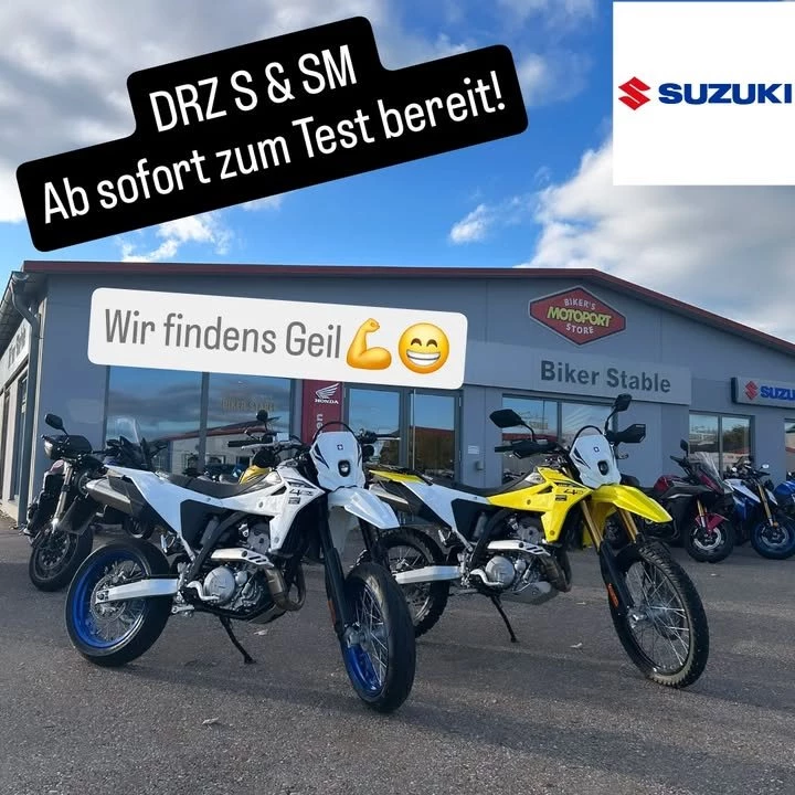 Vorschaubild für Post - DRZ S & SM 
Ab sofort zum Test bereit!
@suzukimotorrad