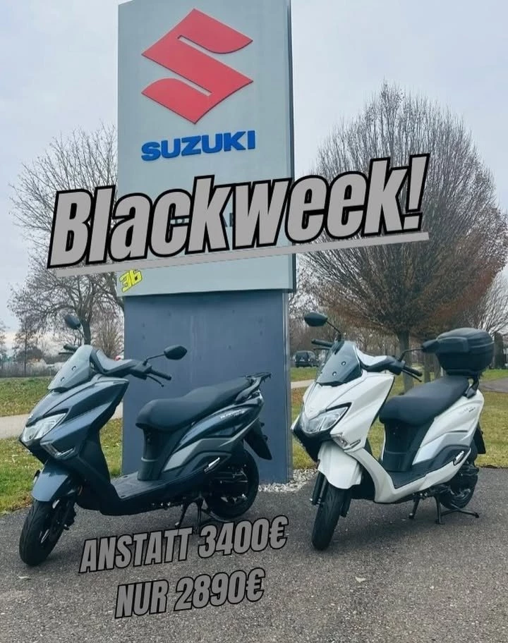 Vorschaubild für Post - Der 125er Roller ist im Angebot!🔥
 – jetzt noch zuschlagen! Wir beraten euch gerne. 
Burgman
4 Jahre Garantie