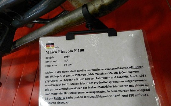 Gebrauchtmotorrad Maico F 100 Piccolo - Bild 7 Gebrauchtmotorrad Maico F 100 Piccolo - Bild 7