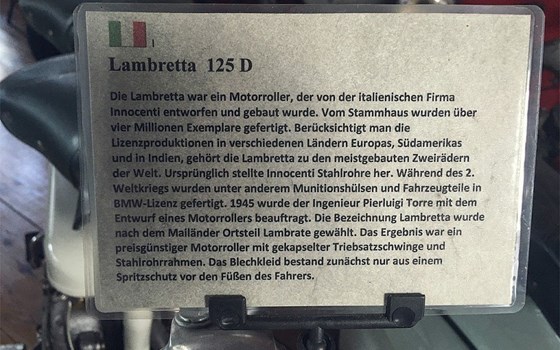 Gebrauchtmotorrad Lambretta 125 D - Bild 5 Gebrauchtmotorrad Lambretta 125 D - Bild 5