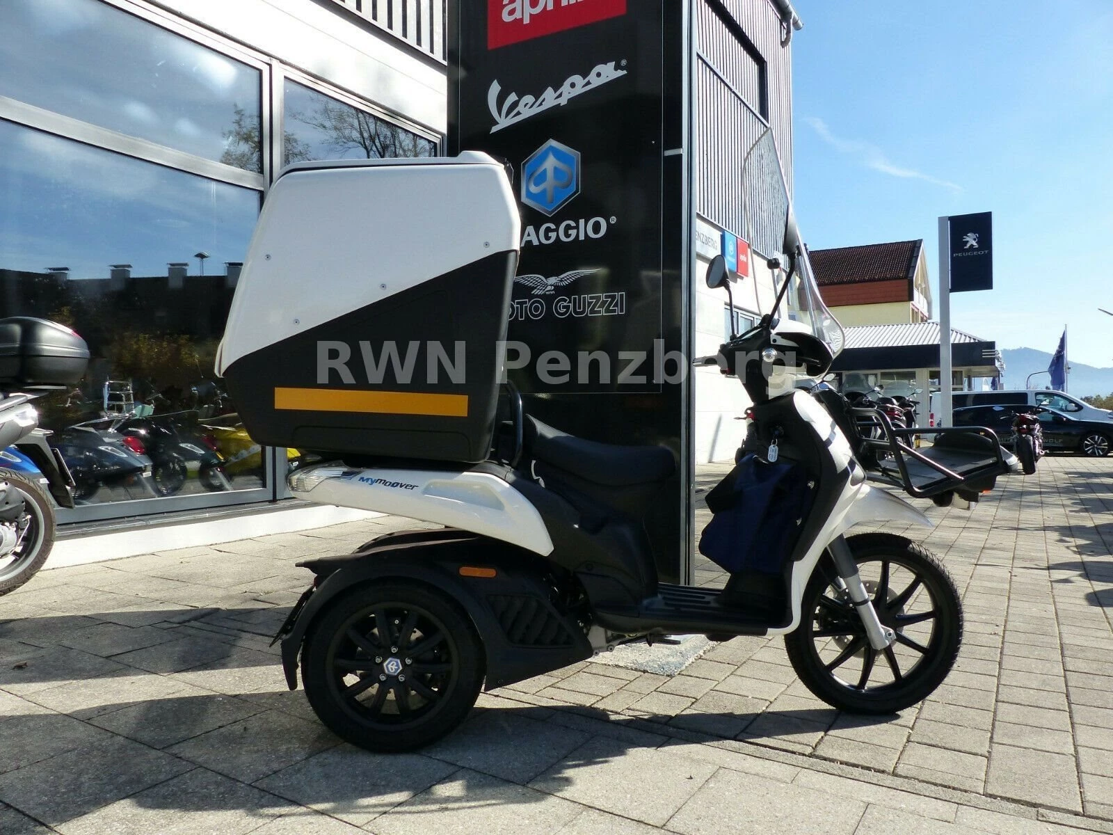 Motorrad Piaggio MyMoover, Weiß 125 Lieferroller Pizza,Post, Baujahr