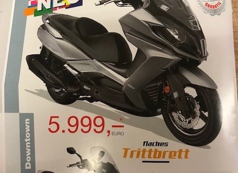 Gebrauchtmotorrad Kymco Downtown 350i - Bild 1 Gebrauchtmotorrad Kymco Downtown 350i - Bild 1