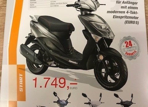 Gebrauchtmotorrad Speedex Start 50i - Bild 1 Gebrauchtmotorrad Speedex Start 50i - Bild 1