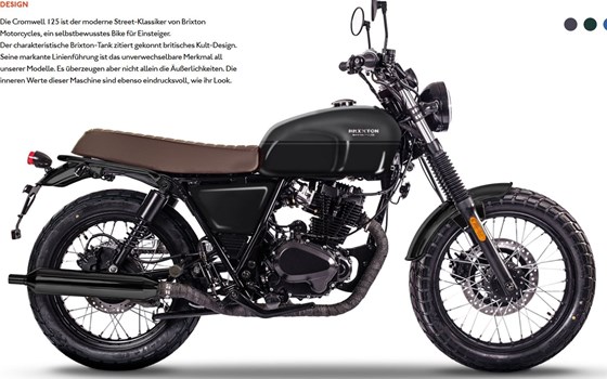 Neufahrzeug Brixton Cromwell 125 - Bild 8