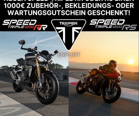 Neumotorrad Triumph Speed Triple 1200 RR SOFORT VERFÜGBAR INKL. 1000€ Gutschein