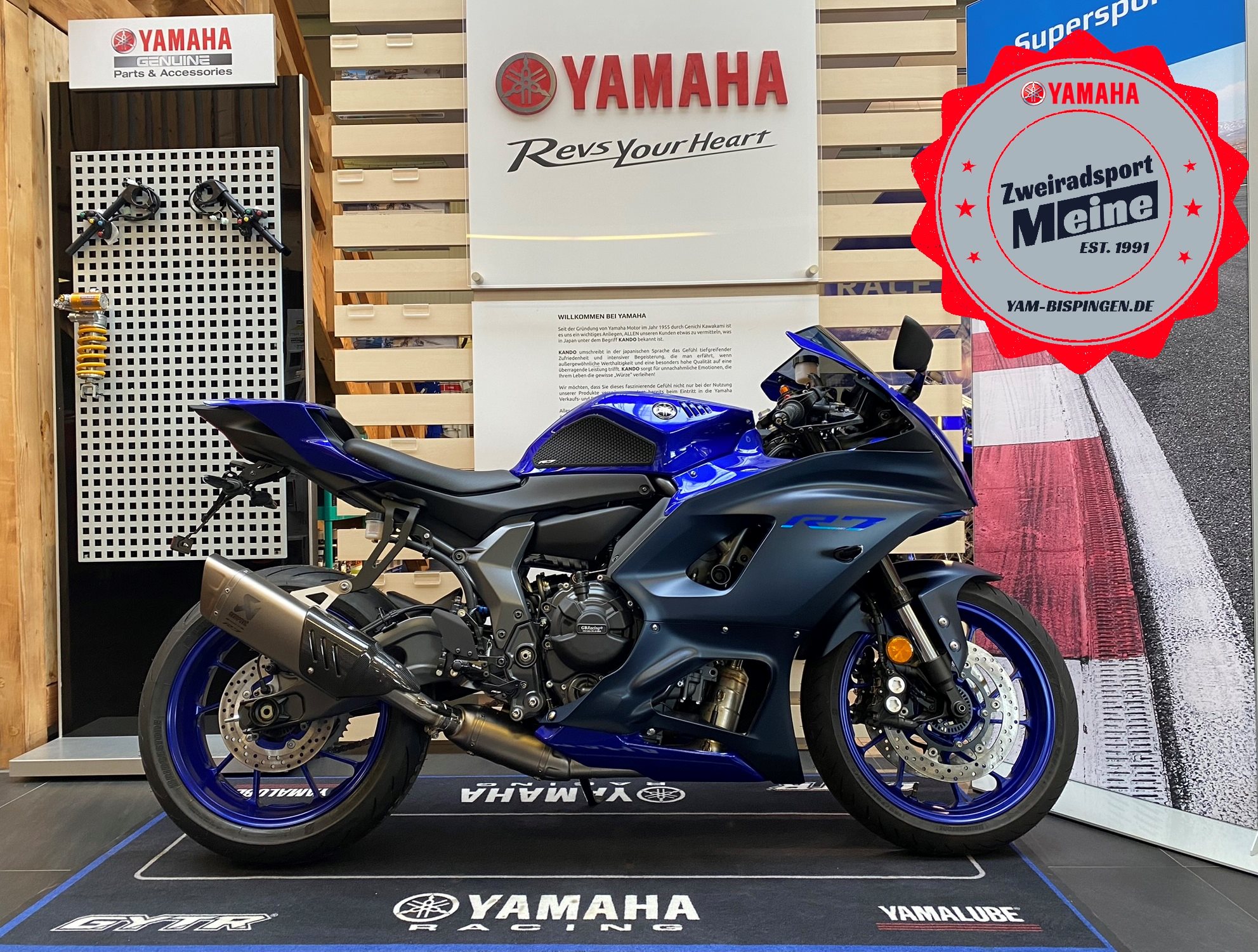 Motorrad Yamaha R7 , Baujahr: 2023, 0 km , Preis: 10.249,00 EUR. aus Bayern
