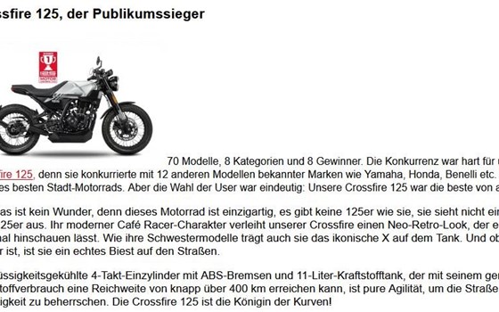 Gebrauchtmotorrad Brixton Crossfire 125 - Bild 2