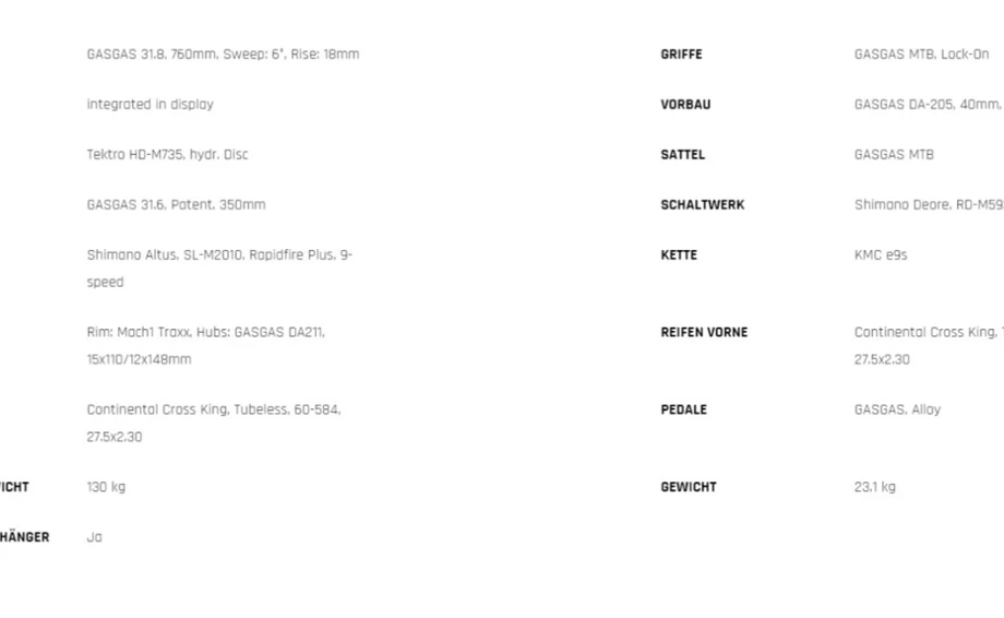 Angebot GasGas E-Bicycles TrailEnduro Cross 5.0 Bild 2: Angebot GasGas E-Bicycles TrailEnduro Cross 5.0