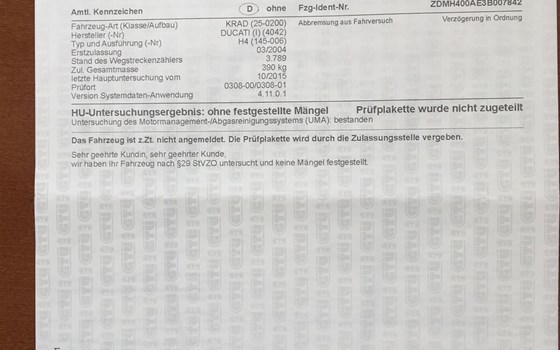 Gebrauchtmotorrad Ducati 999S - Bild 13 Gebrauchtmotorrad Ducati 999S - Bild 13