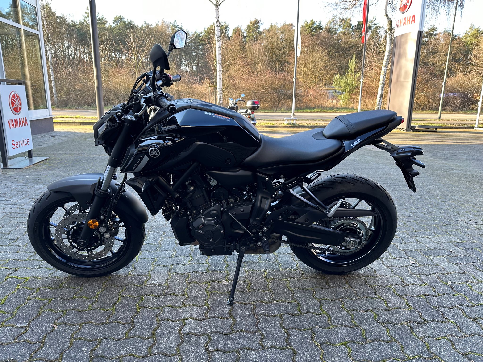 Motorrad Yamaha MT-07 Pure 35kW, Baujahr: 2023, 0 km , Preis: 7.874,00 EUR.  aus Bayern