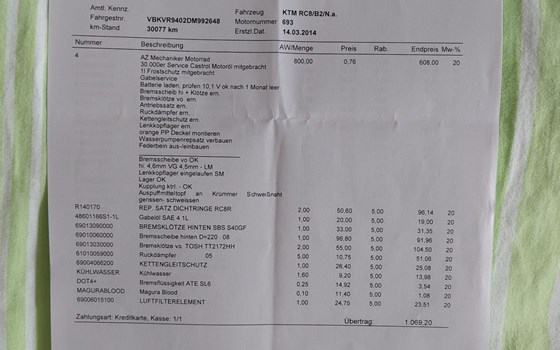 Gebrauchtmotorrad KTM 1190 RC8 R - Bild 6 Gebrauchtmotorrad KTM 1190 RC8 R - Bild 6