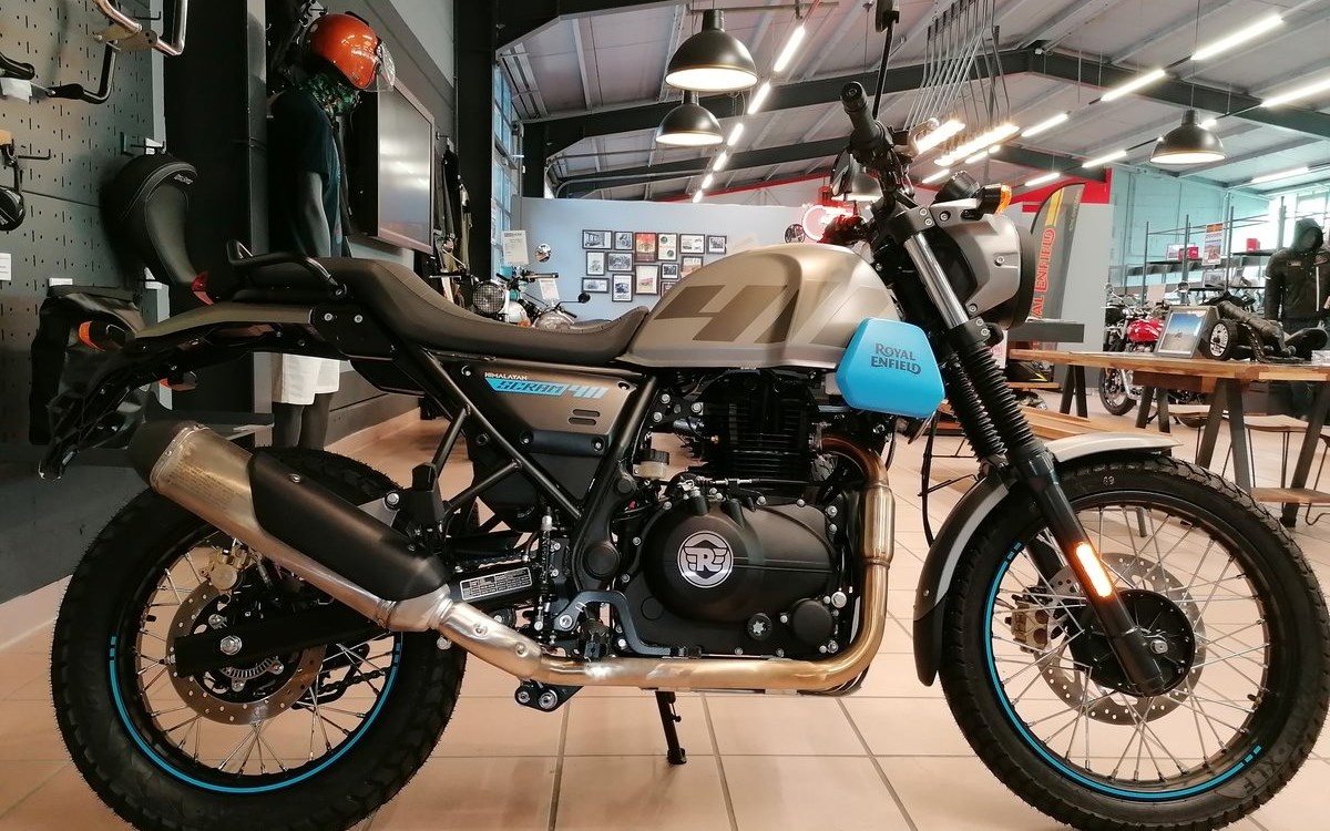 Zum Vergrößern bitte anklicken! Angebot Royal Enfield Scram 411