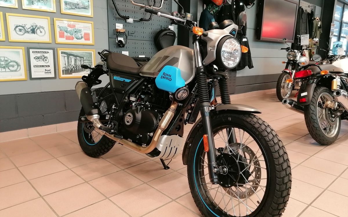 Zum Vergrößern bitte anklicken! Angebot Royal Enfield Scram 411