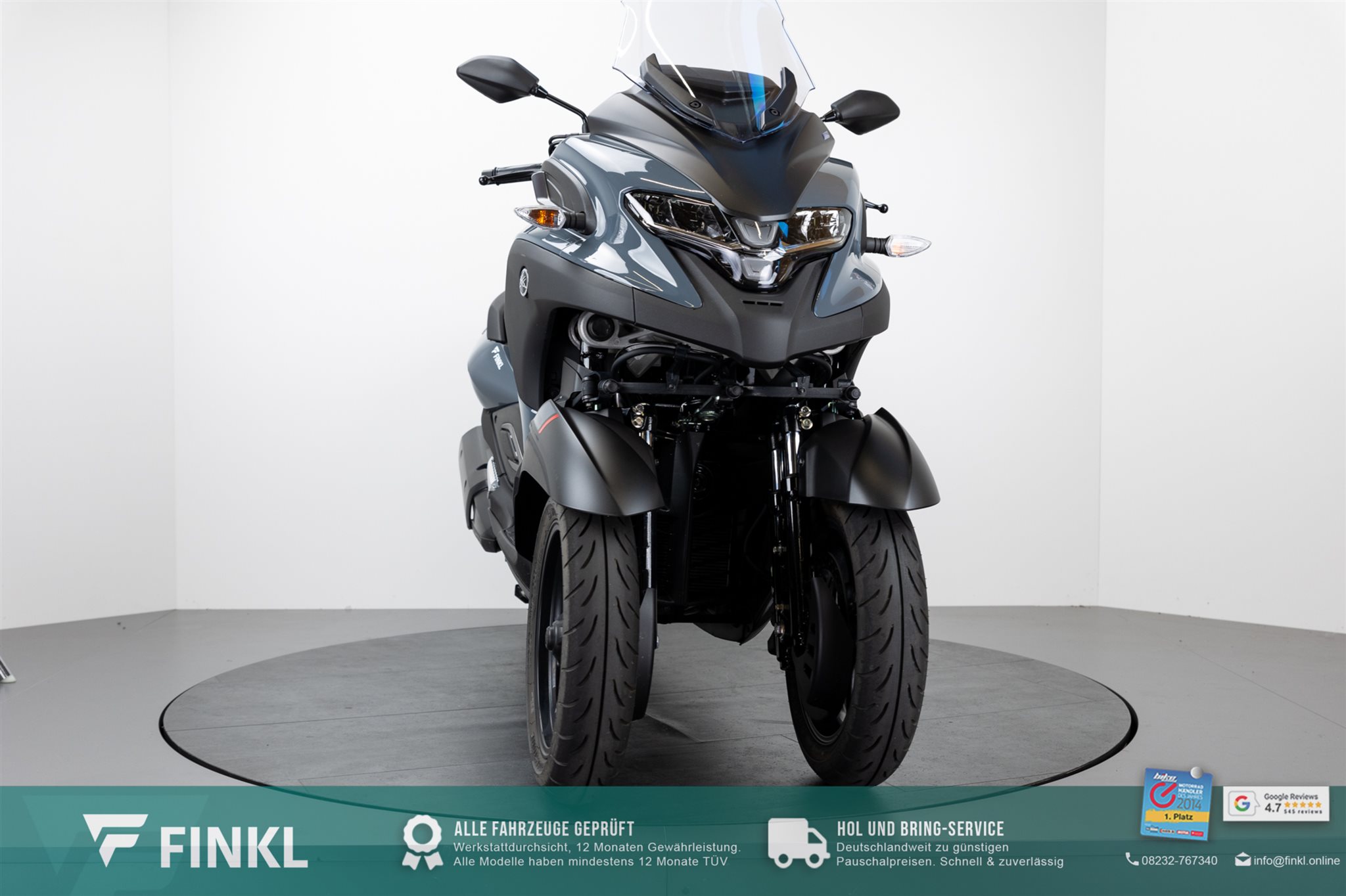 Gebrauchte Yamaha Tricity 300 , Baujahr: 2023, 306 km , Preis: 7.980,00 EUR.  aus Bayern