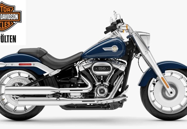 Harley-Davidson Softail Fat Boy 114 FLFBS (Bright Billiard Blue)