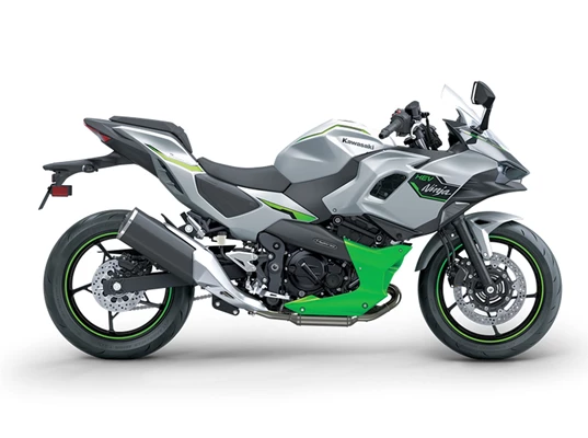Kawasaki Ninja 7 Hybrid (SL1: Silver / Green / Black) - Bild 3