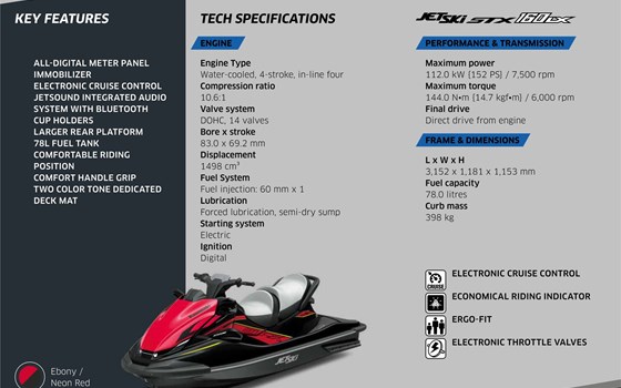 Neufahrzeug Kawasaki STX 160LX - Bild 2
